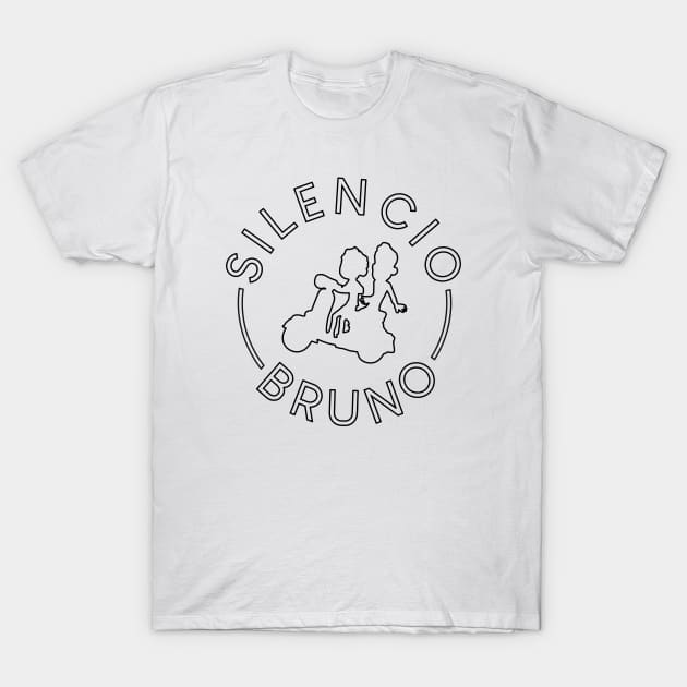 Silencio Bruno (Dark) T-Shirt by splode